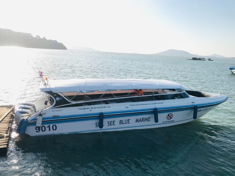 Three-engine speedboat
